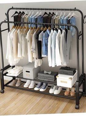 Hanging clothes rack one-pole hanger bedroom simple drying