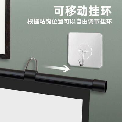 Projection screen 100 inch screen support floor projector