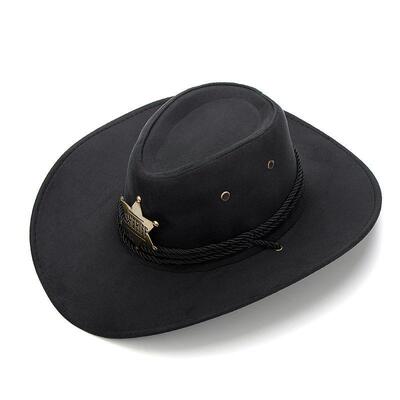 Vintage Sheriff Cowboy Hat 西部牛仔帽