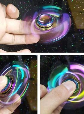 EDC Fidget Spinner Metal Toy Rainbow Spiner R118 Hand Spinne