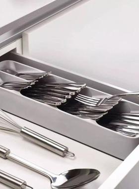 Kitchen Cutlery Drawer Organizer Drying Cutlery Tray Spoon D