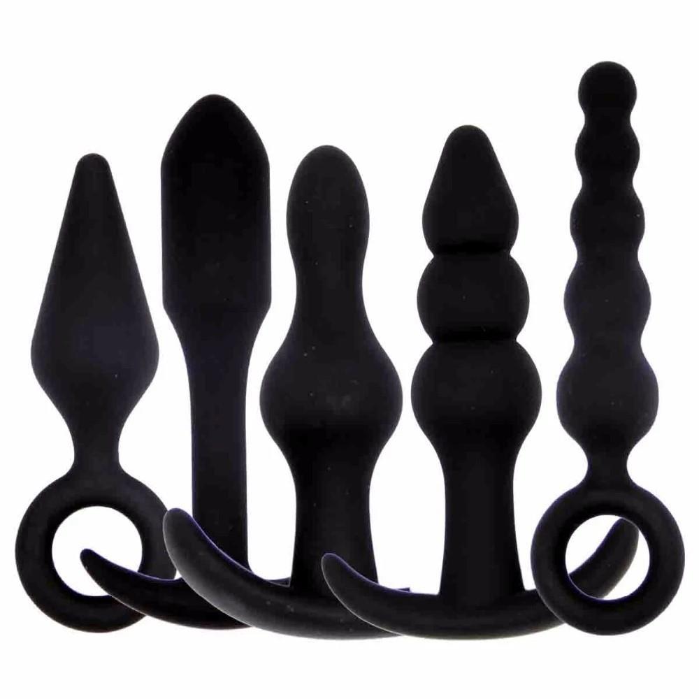 Men Sex Silicone Anal Plug Butt Plug Expander Dildo Prostate