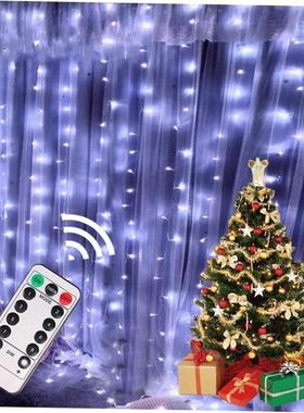 LED Curtain String Light Christmas Decorations for Home Garl