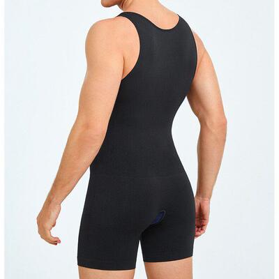 Men Full Body Shaper Sleeveless Slimming Tummy Control Vest