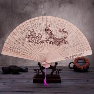 Chinese souvenir China traditional wood fan tourist gift