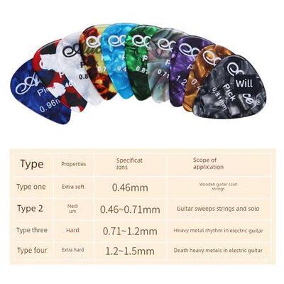 电吉他Pick原声音乐Pick plecum 0.46/0.71