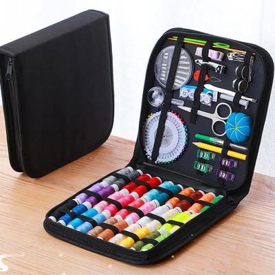 Sewing Kit Complete Set with Threads Needles Scissors Tape M