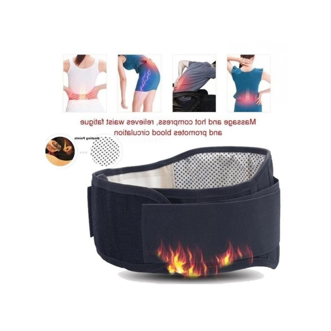 Tourmaline Waist Brace Support Belt Band Self Heating Lower