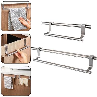 Towel Rack Over Door Towel Bar Hanging Holder Stainless Stee