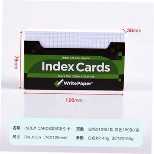 index cards writepaper 美式索引卡 memo紙 notes pad