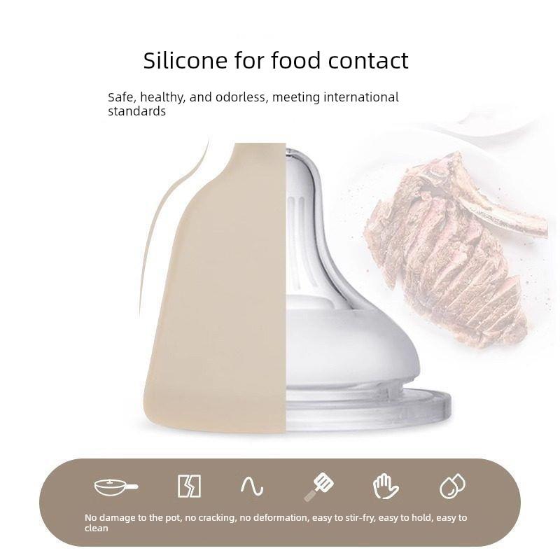 Frying spatula ladle soup spoon silicone kitchenware set