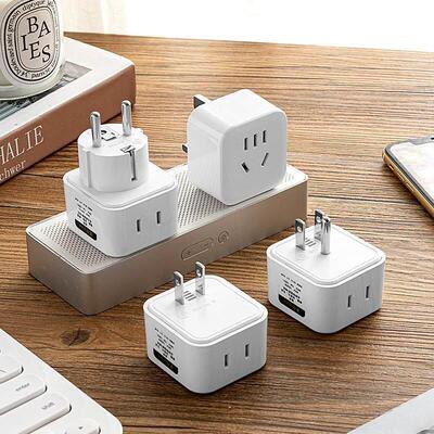 AC Wall Power Adapter China and UK Plug to US Plug Socket P