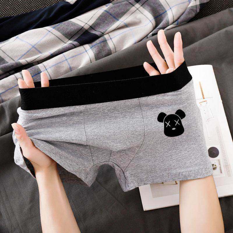 内裤男生纯棉全棉平角裤衩透气四角短裤潮流男款内裤夏季黑色,运动服/休闲服装,运动内裤,淘宝优惠券,粉丝福利购,淘宝优惠卷