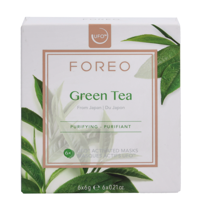 【荷兰直邮】FOREO 斐珞尔 绿茶排出净化亮肤面膜 6 x 6g