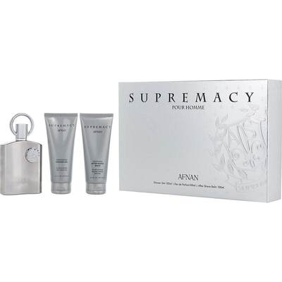 AFNAN SUPREMACY SILVER; SETEAU DE PARFUM SPRAY 3.4 OZ & AF