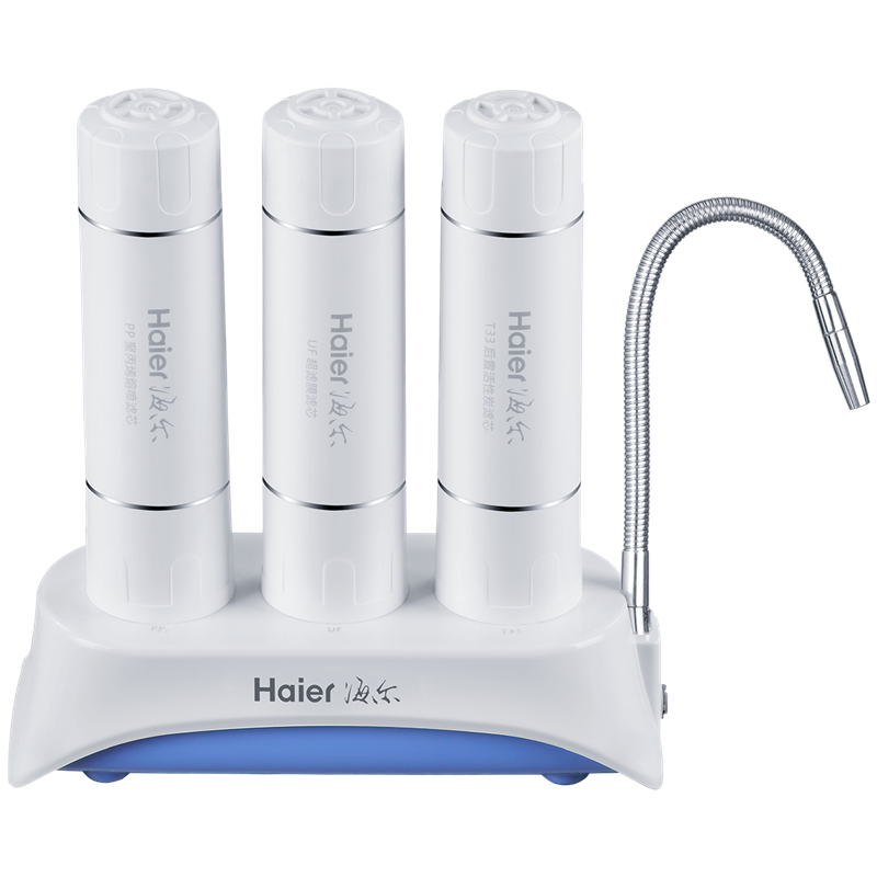 海尔龙头净水器台上式直饮水机厨房家用自来水过滤器矿物质水