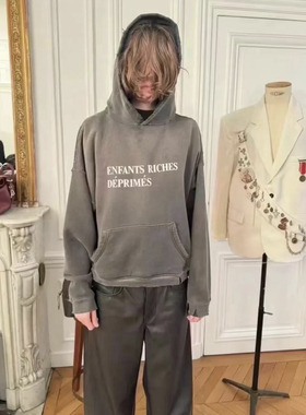 Enfants Riches Deprimes ERD 24SS 水洗黑logo标语卫衣