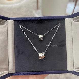 love玫瑰金纯银镶钻蜂窝锁骨链小红人礼物 蜂巢小蛮腰项链 女B