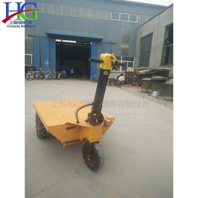 电动平板装修手推车小型三轮搬运拉砖车砖块运输建筑工地平板车