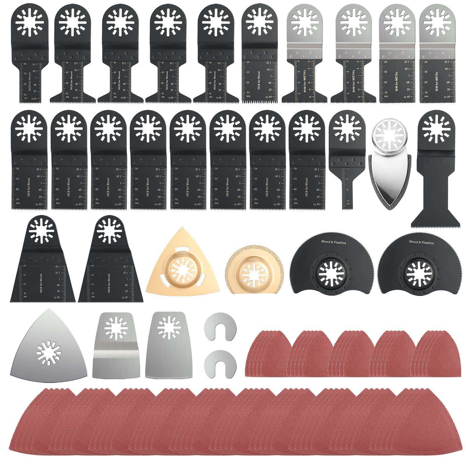 107/115/120/131件套热卖套装万用宝摆动锯片多功能锯片