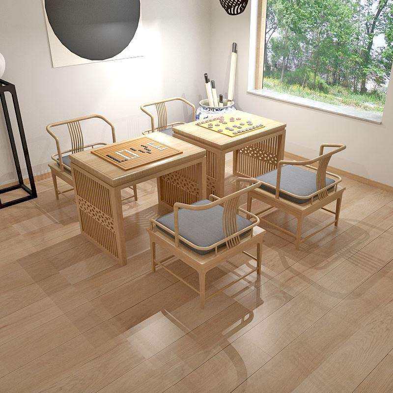 新中式实木围棋桌椅组合阳台小茶桌中国象棋日式棋牌室国馆家俱