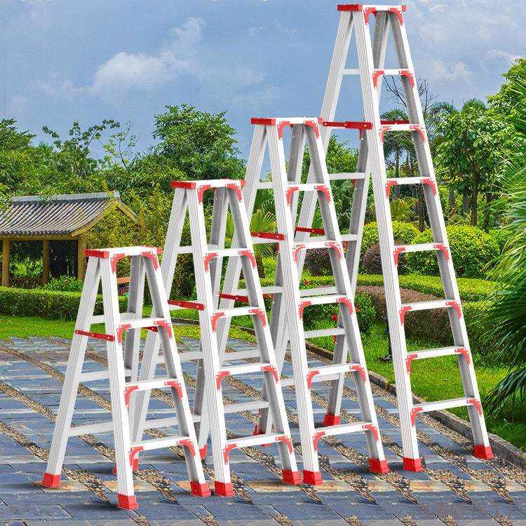 人字梯全铝合金加厚多功能家用便携伸缩折叠梯室内升降梯工程梯子