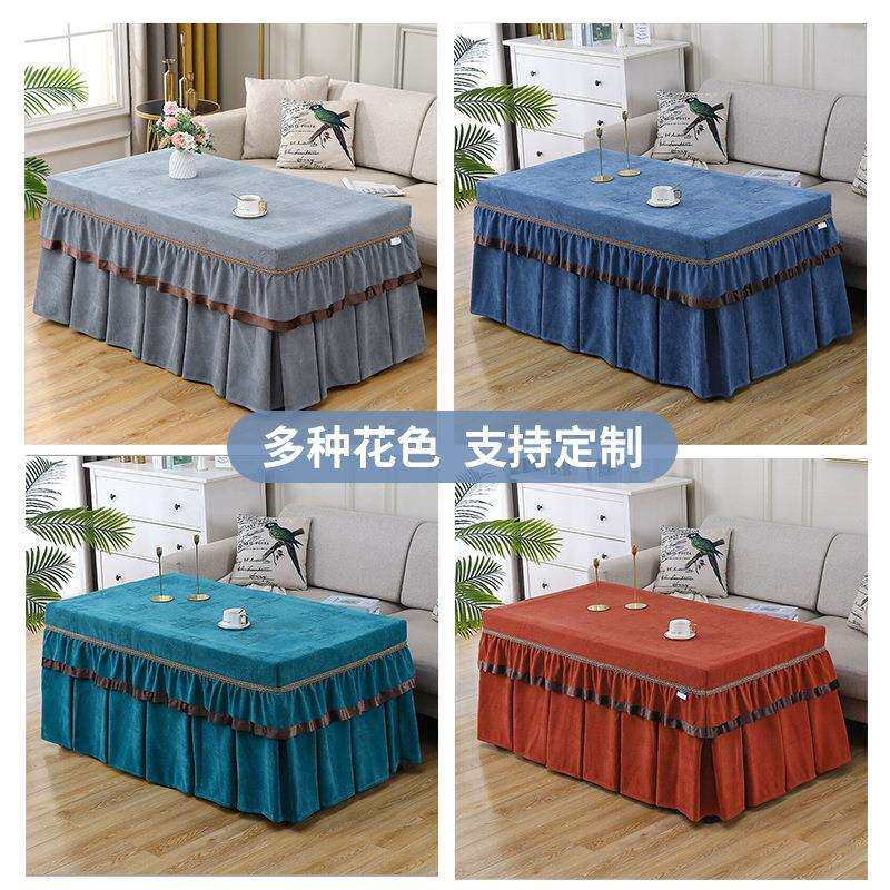 烤火桌子罩套长方形茶几罩加厚电烤炉家用烤火炉取暖器家用烤