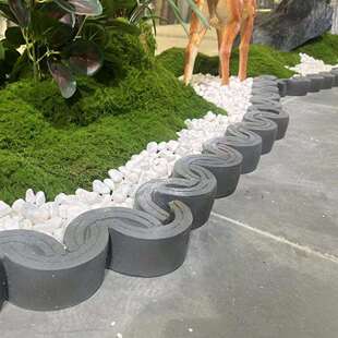 仿真树仿真植物造景围挡边框围边玻璃钢材质立瓦瓦条