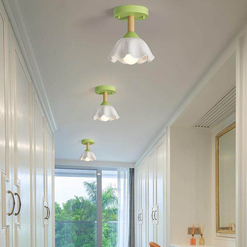 创意奶油风花朵田园法式过道台灯玄关走廊阳台入户吸顶灯中山灯饰,畜牧/养殖物资,畜牧/养殖器械,淘宝优惠券,粉丝福利购,淘宝优惠卷