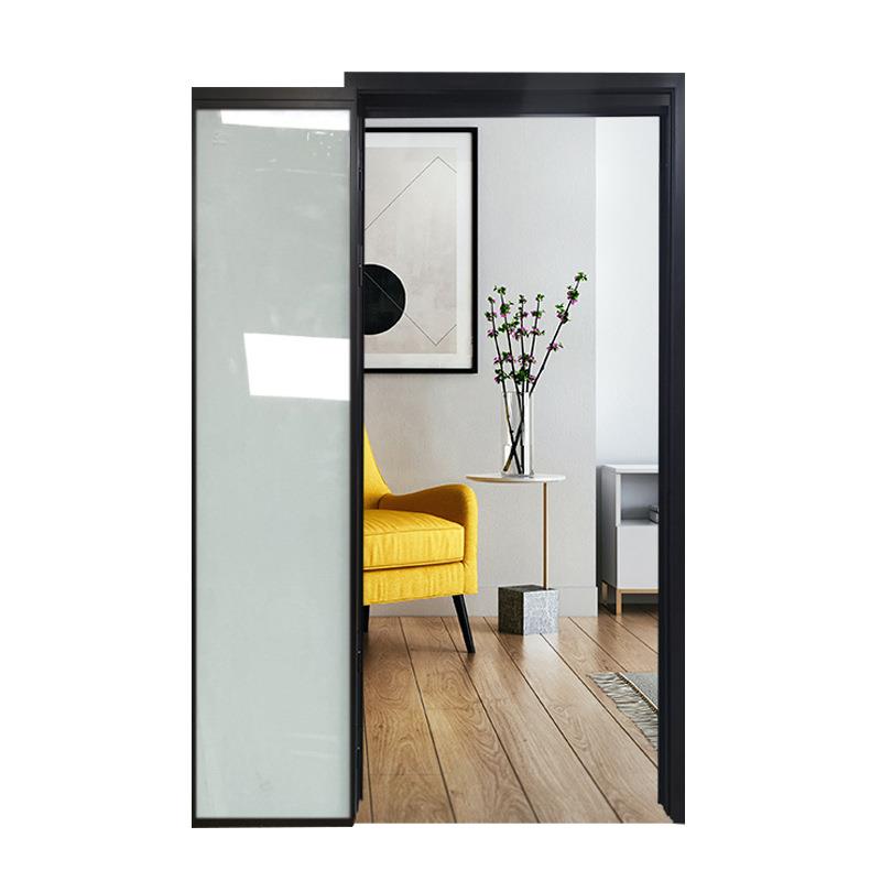 厨房卫生间厕所pd门折叠门子母门玻新品极窄pt门推拉门平开一体门