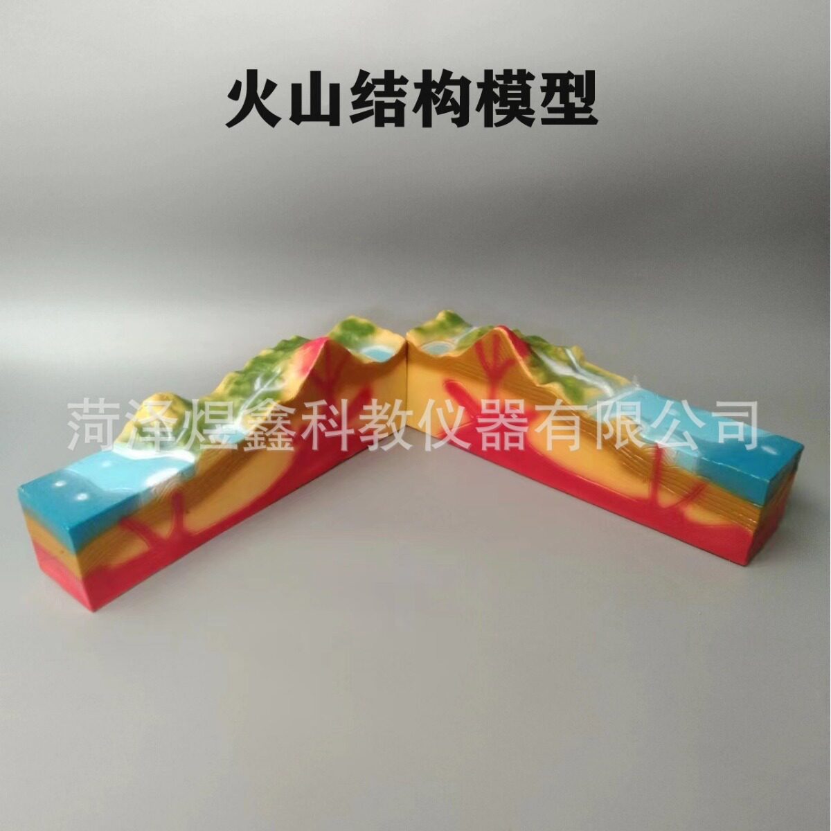 II型火山喷发构造教学模型