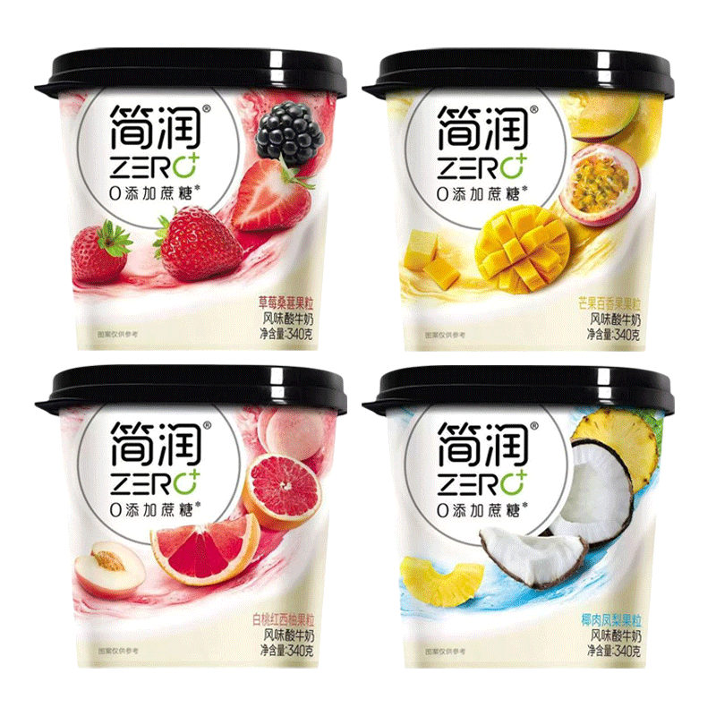 简润0蔗糖酸奶340g*5杯