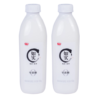 光明如实大桶酸奶950g