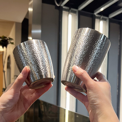 出口日本！304不锈钢双层马克杯