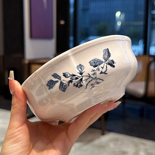 法式vintage复古花卉碗