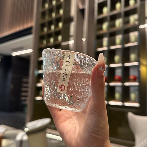 日式玻璃功夫茶杯主人杯品茗杯