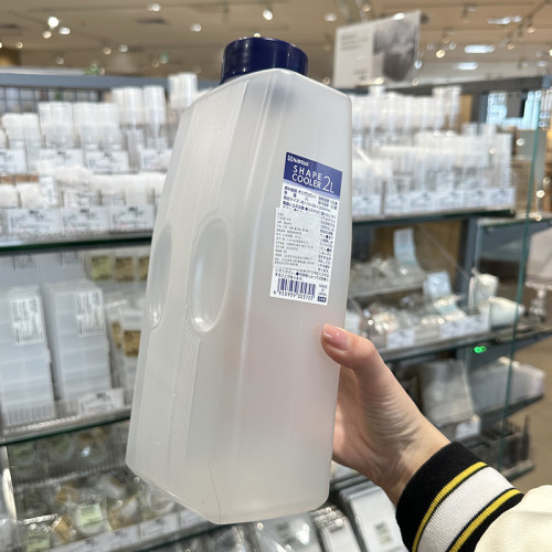 日本进口冷水桶冷水壶家用果汁壶简约大容量茶壶密封食品凉水壶