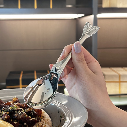美人鱼柄特小众不锈钢主餐更
