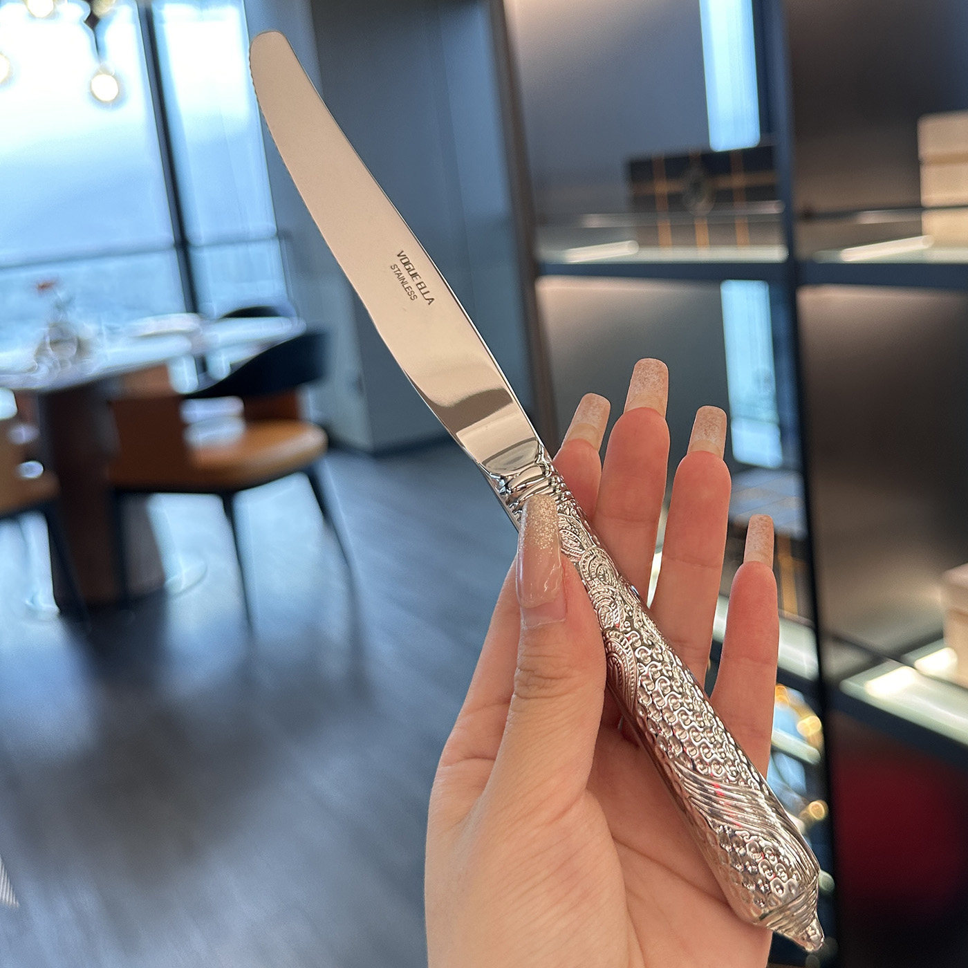 【孔雀尾】牛排刀叉家用单只装牛扒刀套装西餐刀叉西餐餐具牛排刀
