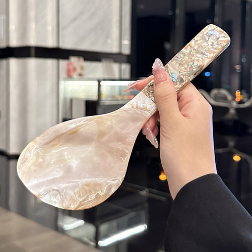 东南亚贝壳饭勺家用摆件餐具