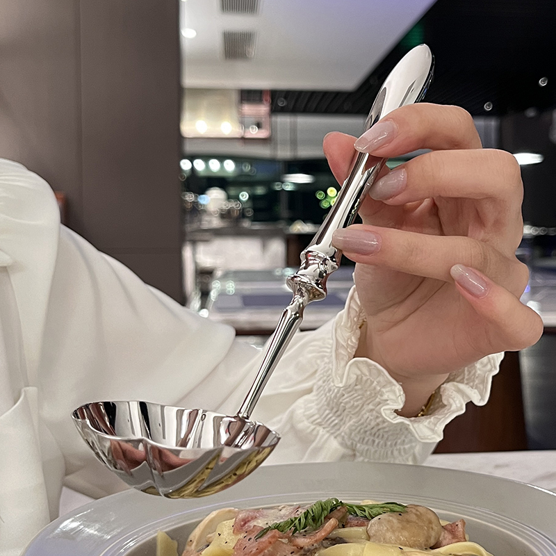 316不锈钢火锅勺大汤勺分餐汤勺