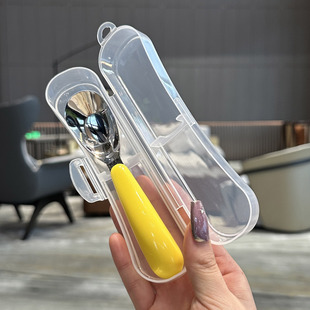 *自用*不锈钢儿童元宝勺宝宝婴幼儿专用小号辅食勺吃饭