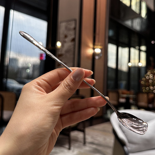 316不锈钢长柄冰勺蜂蜜奶粉勺