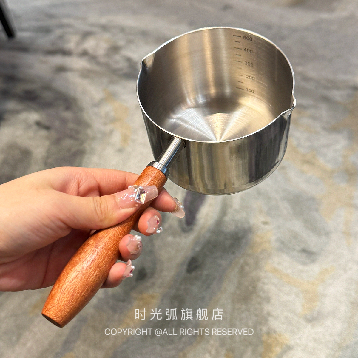 【老板娘自用】泼油小锅304不锈钢多功能热油淋油迷你油锅热牛奶