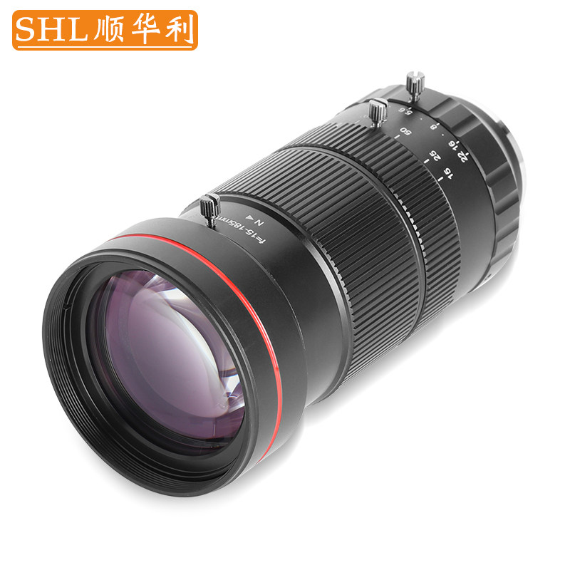 15-185mm变焦镜头长焦FA工业镜头低畸变C接口1/1.8英寸摄像机镜头