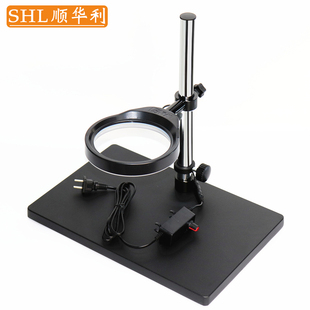 拍照摄影美颜支架直播补光灯亮度可调 SHL LED环形灯 顺华利 照明角度可360度调节 工业显微镜视觉光源
