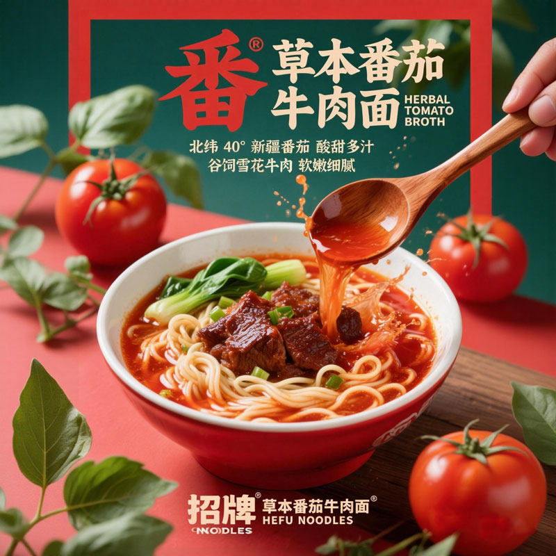 和府捞面牛肉面半干鲜面条厚切牛肉番茄拉面早餐夜宵汤面非油炸面