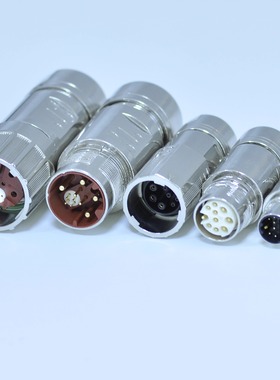 西门子S210插头伺服电机M23连接器10孔6FX2003-0LU64/34/54公母头