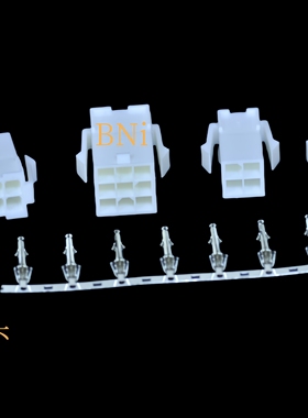 安川松下禾川伺服电机插头 编码器 动力线接头2孔4孔6孔9孔公母头