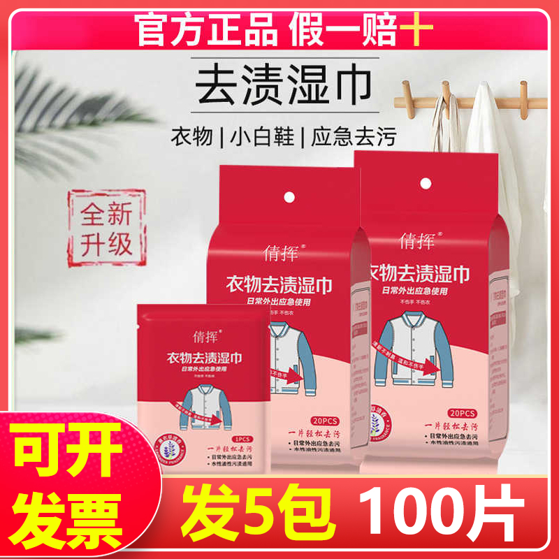 倩挥羽绒服清洁湿巾衣物去渍湿巾